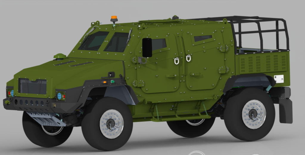 Primul blindat românesc, VLAH a fost dezvăluit în niște imagini